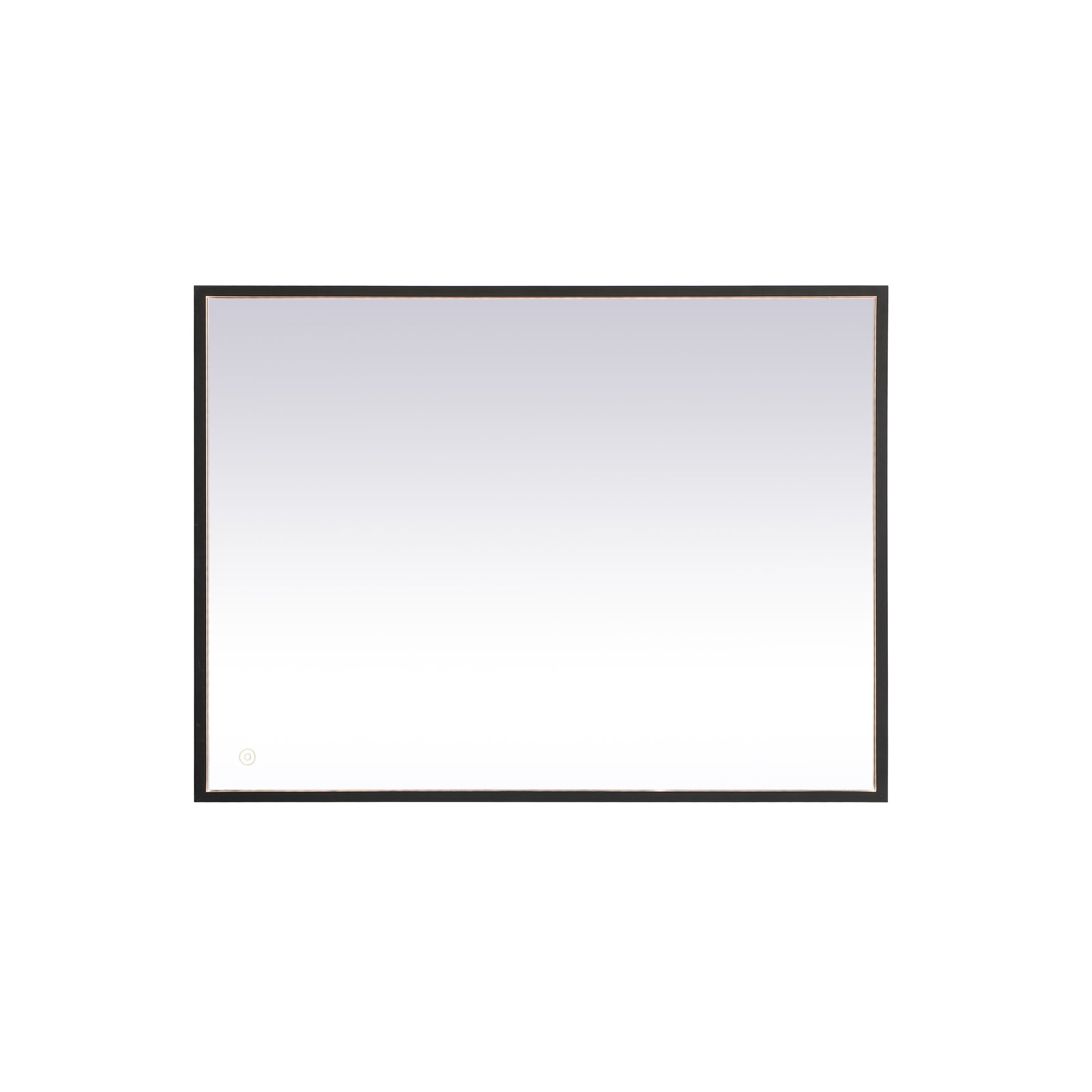 Piche Aluminum Mirror, Black, 30" x 40"
