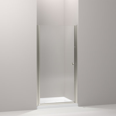 Fluence 35.25" x 65.5" Pivot Shower Door with CleanCoat® Technology