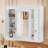 Bathroom Wall Cabinet with Mirror-250037949