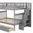 Full Over Full Bunk Bed With Drawers-1829242487