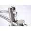 13,5 po Robinet de baignoire large avec égouttoir à cartouche en acier inoxydable, disque en céramique nickel brossé et aucune fuite