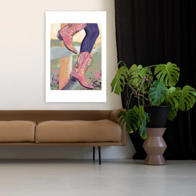Country Comfort Contemporary Sunset Art