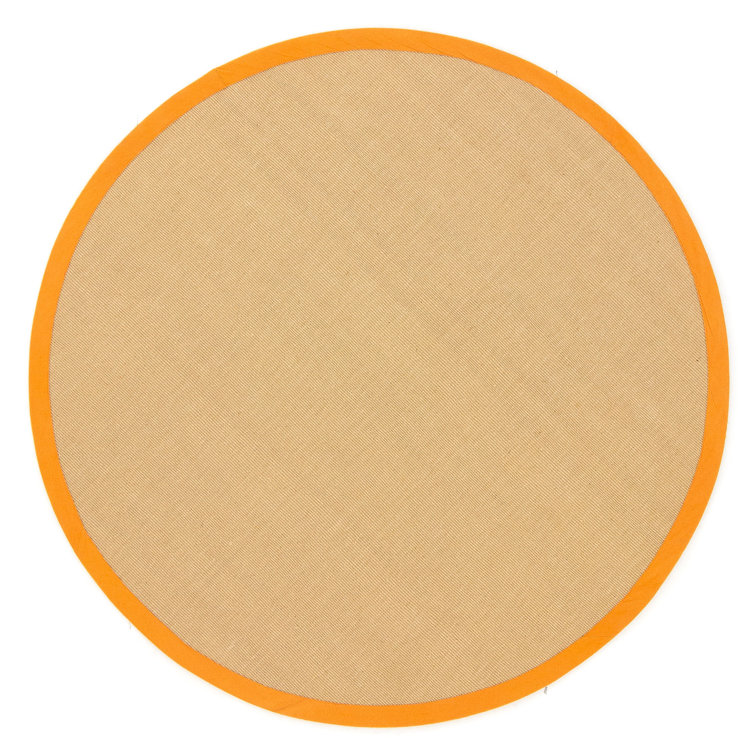 Sisal Hand Woven Orange Rug