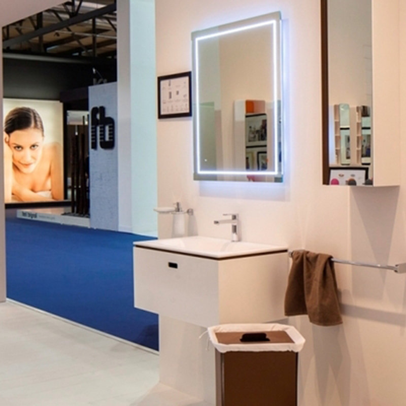Linea 27.6'' W Single Vanity, White / Rust