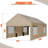 12 pi. L 20 pi. D Carport Garage robuste -98773819