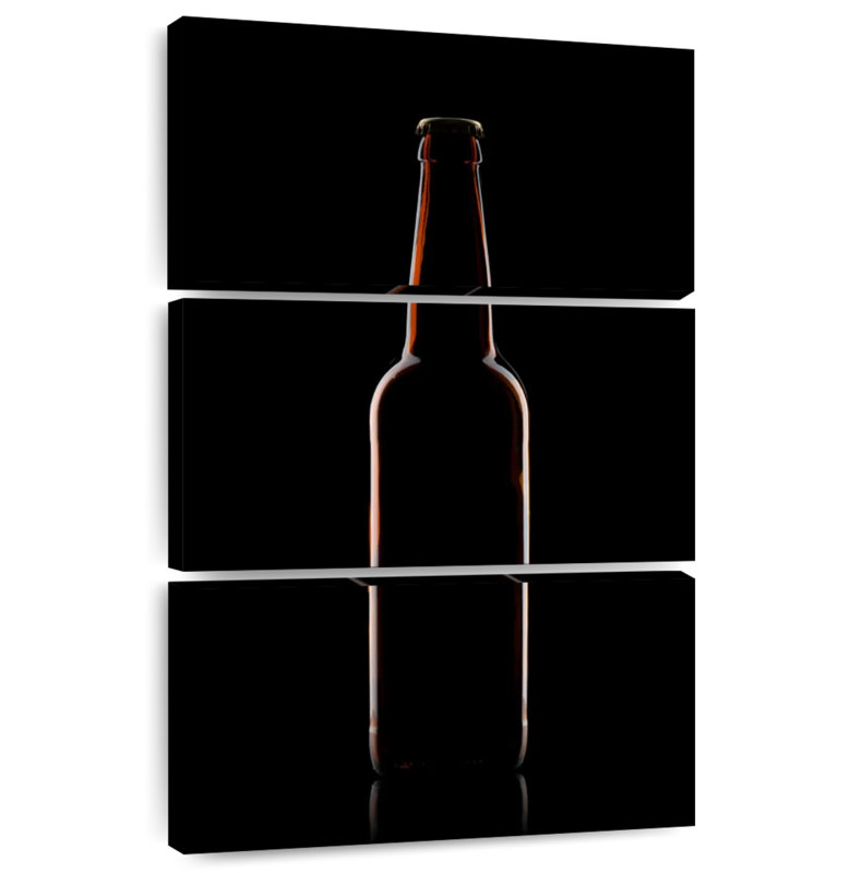 Yarlin Beer Bottle Silhouette, 38" H x 24" W