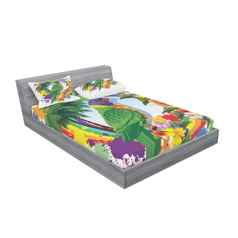 Microfiber Sheet Set, Full Sheet Set with Fitted Sheet