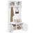 Thirza Hall Tree 39.4'' Wide with Shoe Storage-1974025587