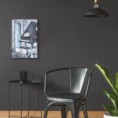 «Piano Blues 1» par Allayn Stevens, art mural acrylique