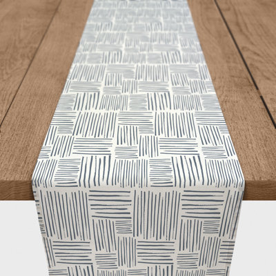 Brahin Rectangle Polyester Table Runner