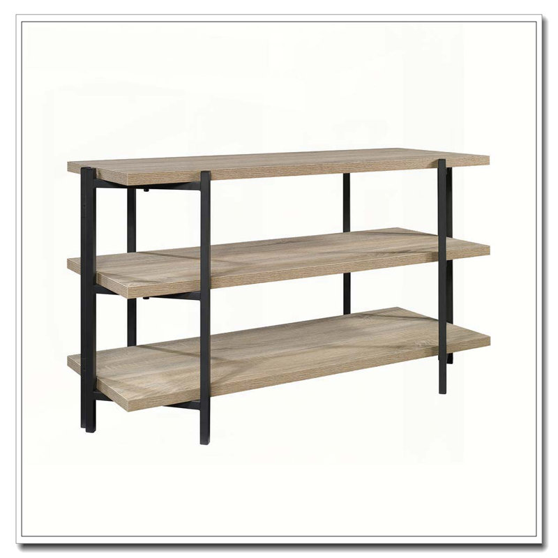 Console, finition brune