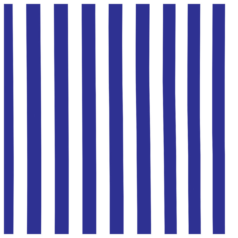 Blue White Stripes Window Curtains, Stripes Sheer & Blockout Curtains - 1 Panel, 50 po x 92 po - 1 panneau, Transparent