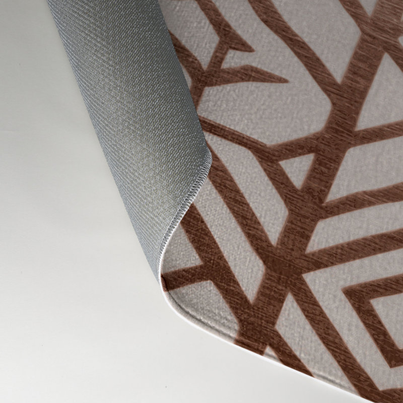 Tapis intérieur et extérieur beige Trellis, Rectangle 9 pi x 12 pi