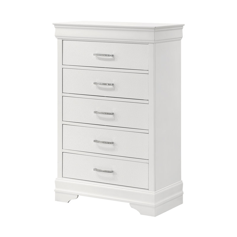 Commode haute 5 tiroirs moderne 1pc