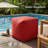  Moseley 16" Square Bean Bag Pouf Ottoman, Water-Repellent-1279888334