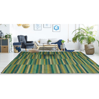 Tapis ivoire en laine noué à la main de conception unique 7 pi 10 po x 9 pi 11 po Jamiemarie