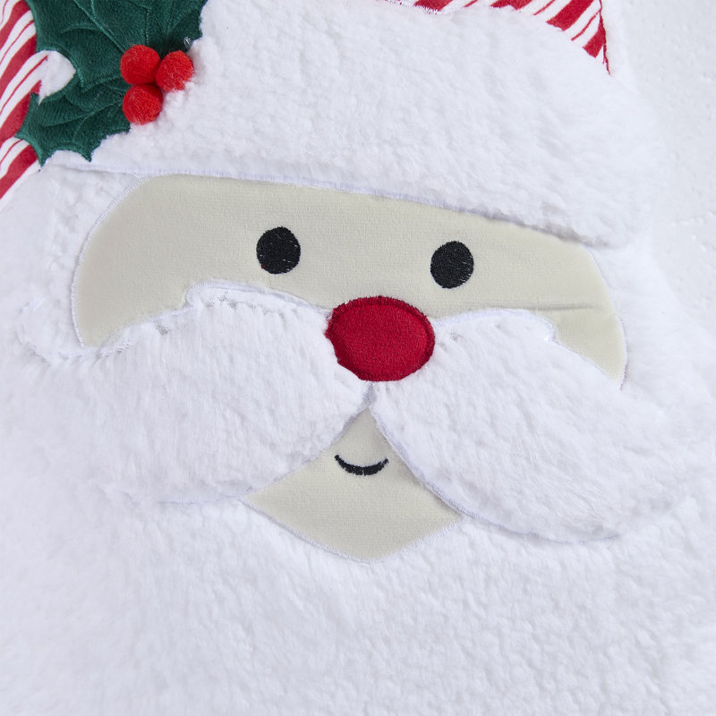 Coussin de Noël père Noël 18 po x 13 po