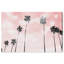 «Palm Trees Hearts and Blush», impression sur toile-117492597