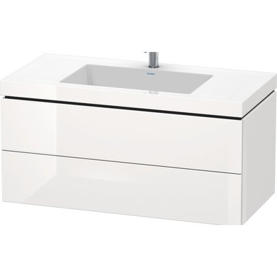 High Gloss 39"" Wall-Mounted Single Bathroom Vanity Set -  Duravit, LC6928O2222