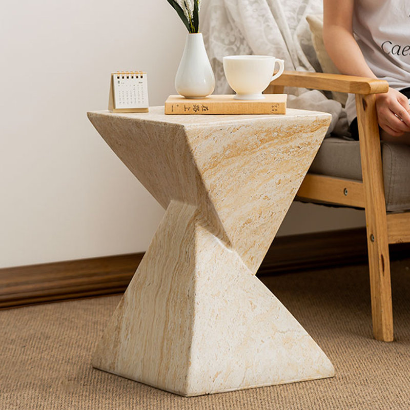 Table de bout moderne en métal