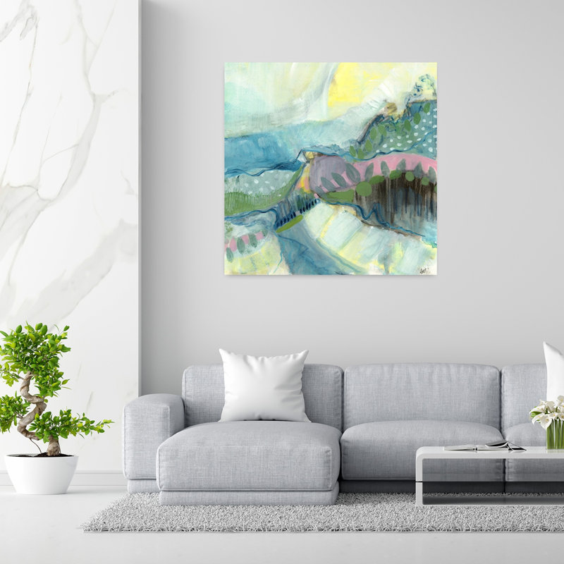 Explorez le n ° 1 de l'art contemporain abstrait, H 48 po x l 48 po