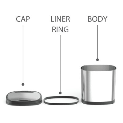 Nine Stars Motion Sensor Trash Can