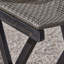 Tabourets de bar pliants d'extérieur fabriqués en bois d'acacia avec assise tissée, idéaux pour une utilisation extérieure polyvalente et un rangement facile