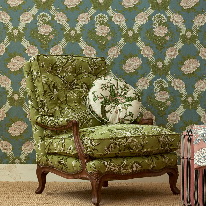 Lorenzo Castillo VI Aranchina Performance 100% Linen Fabric, Azul
