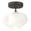 Ume Frosted Glass 1 - Light Semi Flush Mount-66074590-66074584