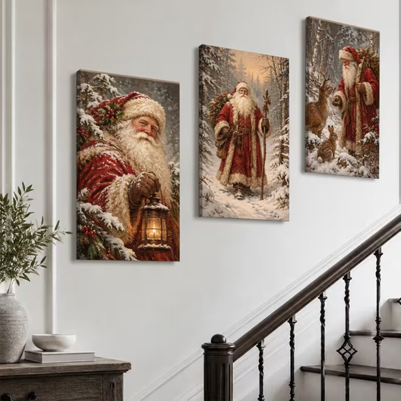 3 Piece Wrapped Canvas Wall Art, 90cm H x 60cm W