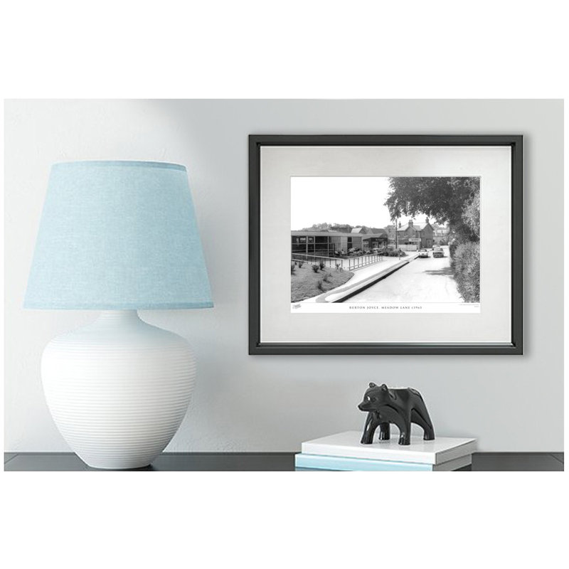 Burton Joyce, Meadow Lane C1965 - Single Picture Frame Print, 40cm H x 50cm W x 2.3cm D