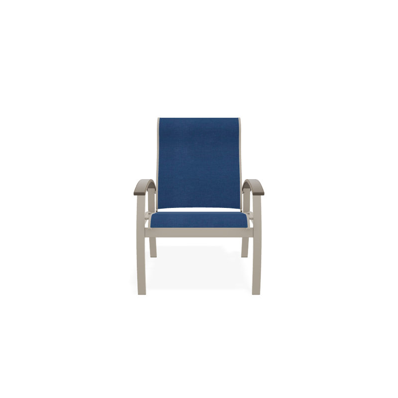 Chaise de patio Askar, Désert, Désert texturé, Cobalt 35D Sunbrella®