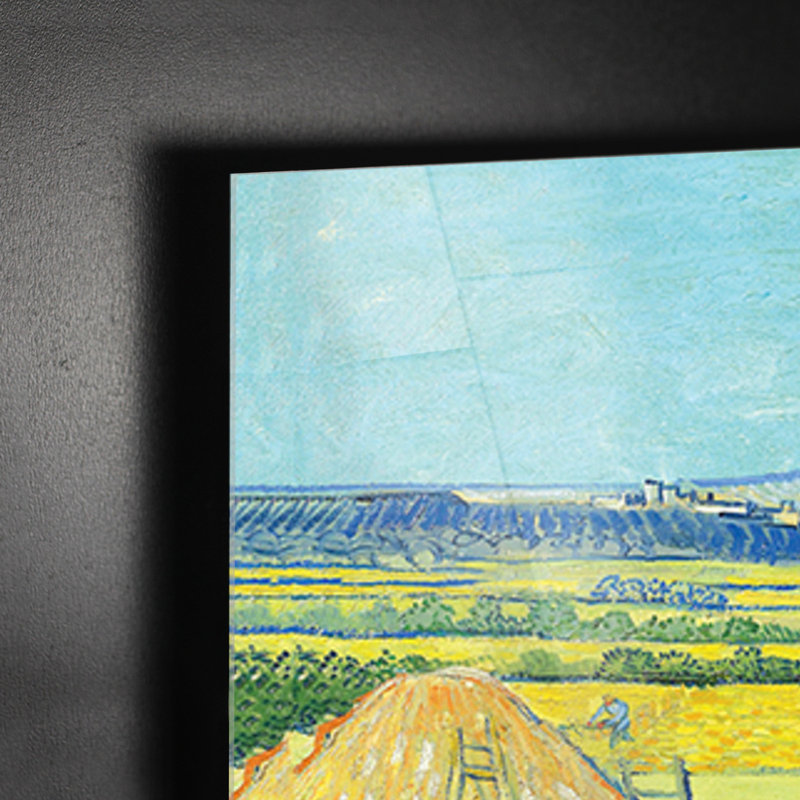 The Gathering by Vincent Van Gogh - No Frame Painting on Glass, 65cm H x 95cm W