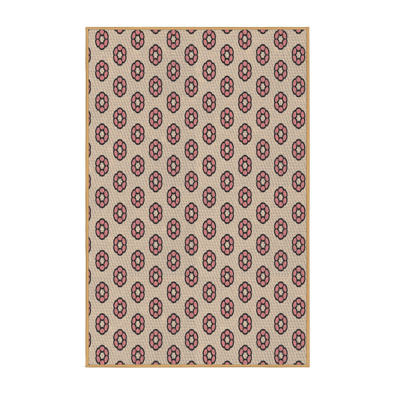 Tapis brun/beige à motifs Janda, Rectangle 8 pi x 10 pi