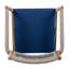 Ensemble de salle à manger ergonomique pour l'extérieur en bois d'acacia de style européen