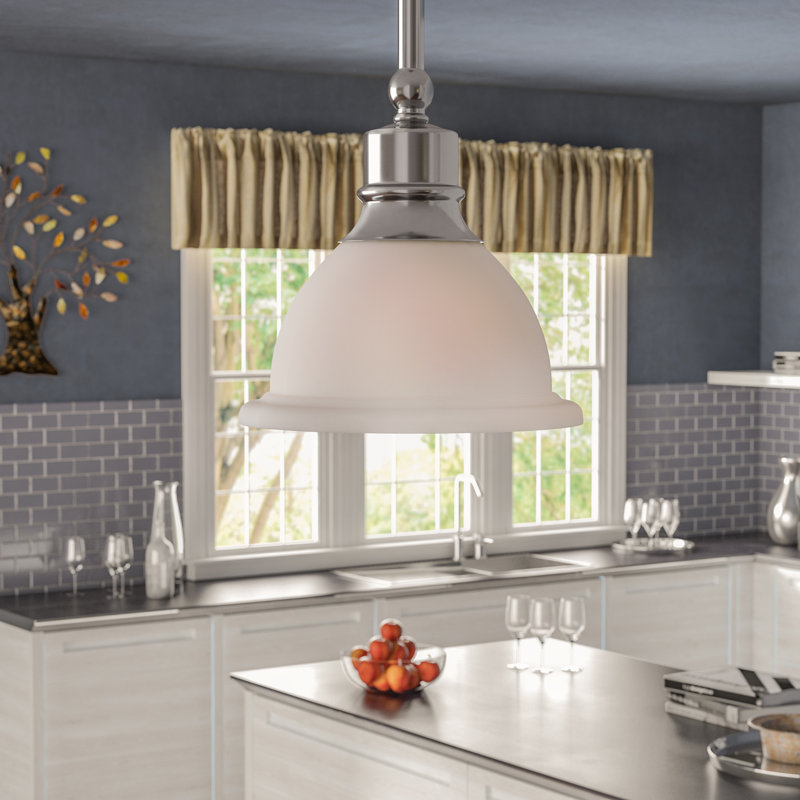 Vangorder 1 - Light Single Pendant, Brushed Nickel