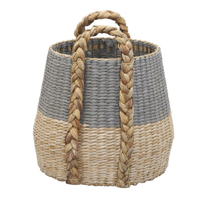 Armadi Two Tone Wicker Basket with Handles