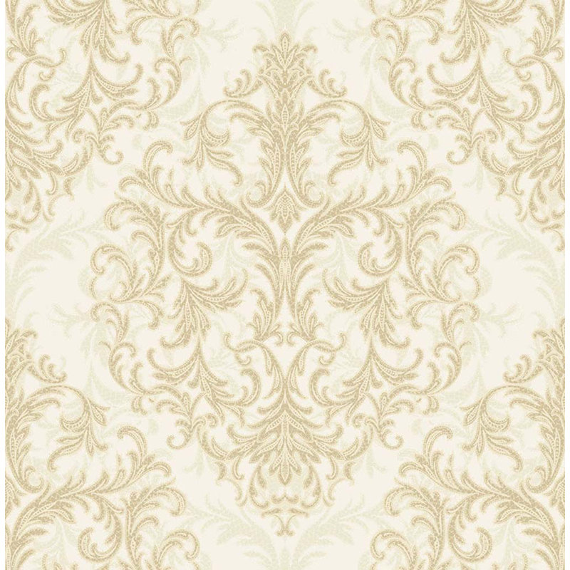 Rouleau de papier peint L 33 pi x l 20,5 po Amnon, Champagne