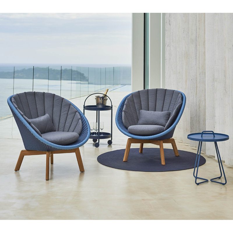 Outdoor Dining Armchair, Natural, Taupe
