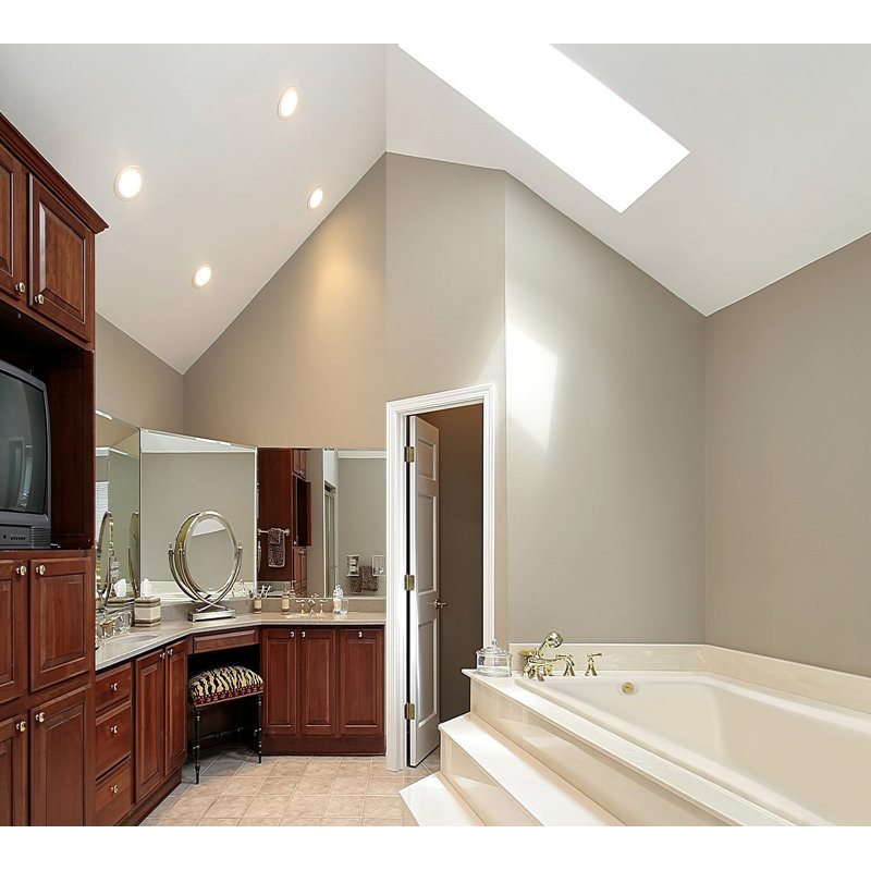 Rosemarie 60'' x 32'' Acrylic Bathtub, Almond, Polished Chrome