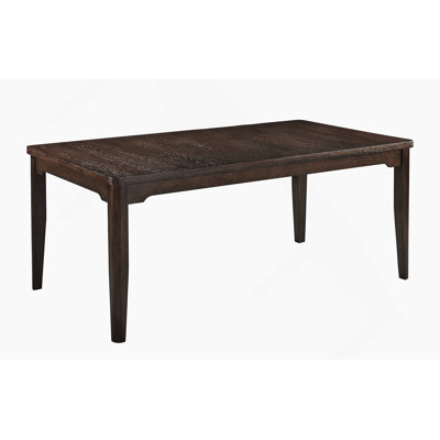 7Pc Beautiful Rectangular Dining Table Dark Oak Finish Upholstered Chair Wooden Furniture Dining Room Furniture