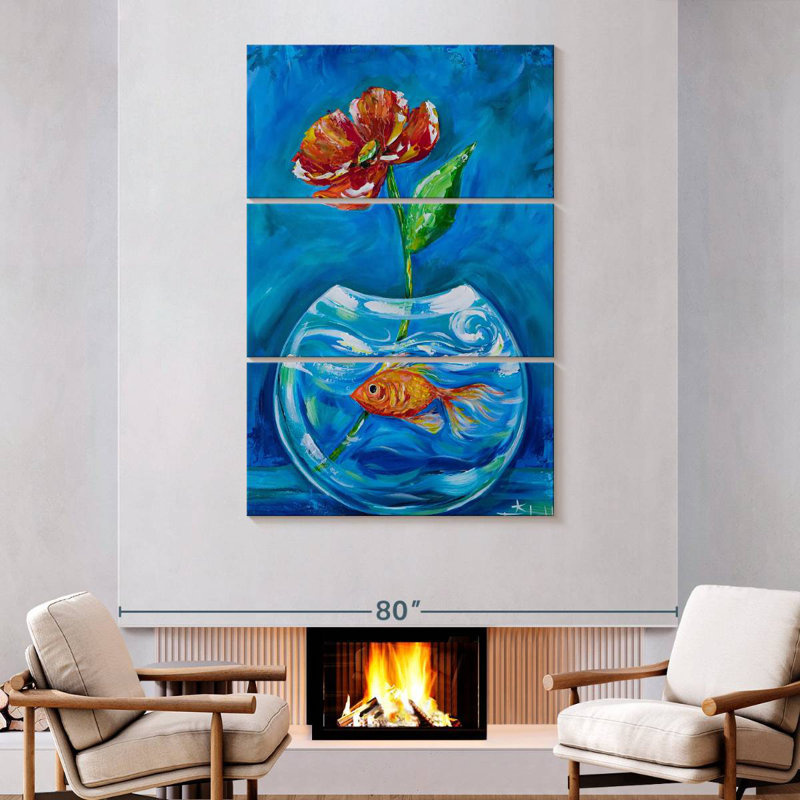 Brampt Goldie, 74" H x 48" W