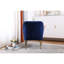 Fauteuil en velours Hulings-121274004