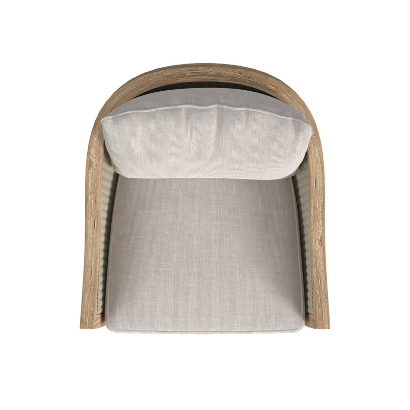 Cambria Outdoor Teak Lounge Chair