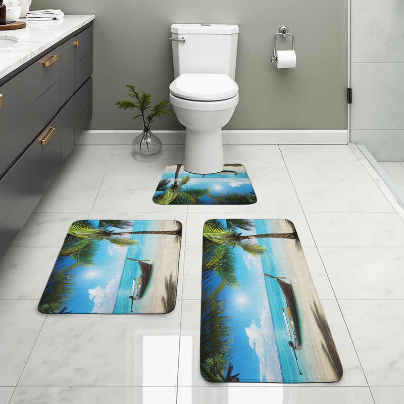 Tapis de pêche 3 pièces