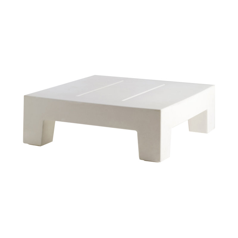 Table de salle à manger en plastique / résine Jut, Blanc