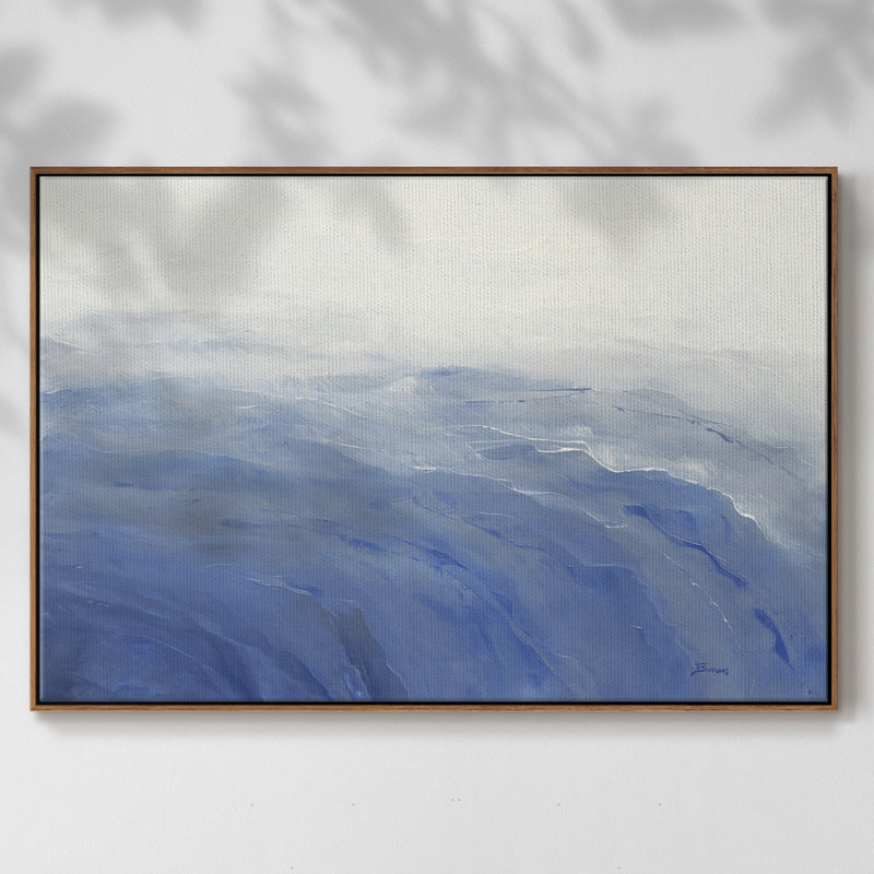 Tempête de tempête - imprimé, Noyer, H 41 po x l 27 po x P 2 po