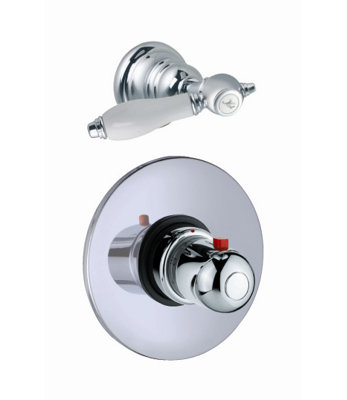 Herend Built-In Thermostatic Valve Trim with One Volume Control Handle