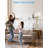 Modern Linen Gold Tripod Floor Lamp With Hidden Cord, E26 LED Bulb Included, 66" Tall For Living Room, Bedroom, Office