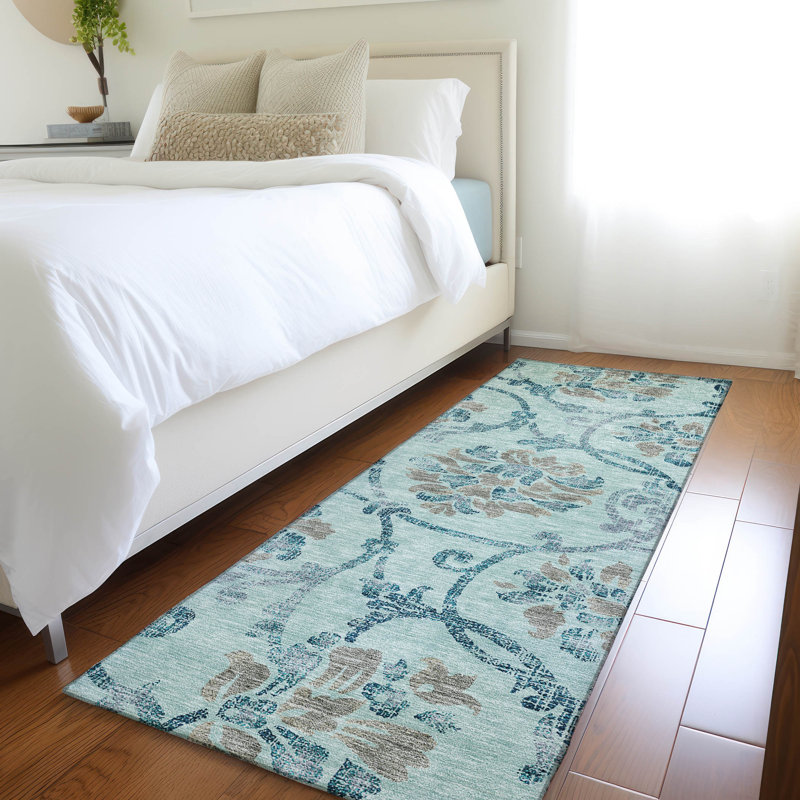 Paillasson d'extérieur Soriya, Tapis de couloir 2 pi 3 po x 7 pi 6 po